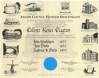 Pioneer Certificate